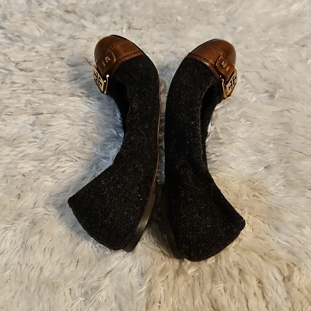 Tory Burch‎ Women's Black and Brown Flats